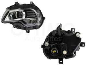 FFNC2204 FARO IZQ F/CROMADO C/LED C/LUPA GROOVE PREMIER 22-25