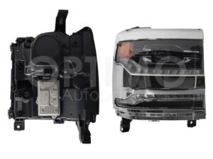 FFNC2611 FARO DER F/NEGRO C/LED C/LUPA C/MICA AMBAR FILO CROMO SILVERADO 1500 14-18