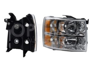 FFNC2621 FARO DER F/CROMADO C/MICA AMBAR (CHEYENNE 07-13) SILVERADO 1500/2500 07-13