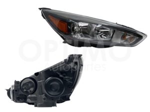 FFNF0123 FARO DER F/NEGRO S/DRL C/MICA AMBAR (SEDAN/H-BACK) FOCUS 15-18