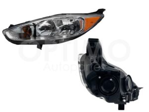 FFNF0202 FARO IZQ F/CROMADO C/MICA AMBAR (SEDAN/H-BACK) FIESTA 14-19