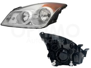FFNF0232 FARO IZQ F/CROMADO C/MICA AMBAR 4PTAS FIESTA FIRST SEDAN 08-10