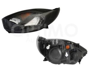 FFNF0314 FARO IZQ FONDO NEGRO 4PTAS FIESTA IKON SEDAN 11-12