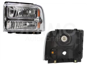 FFNF1702 FARO IZQ F/CROMADO C/MICA AMBAR (EXCURSION 05-07) F-350/F-450/F-550 SUPER DUTY 05-07