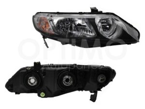 FFNH0213 FARO DER F/NEGRO C/MICA AMBAR 4PTAS CIVIC SEDAN HYBRIDO 06-11
