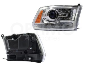 FFNK0303 FARO DER FONDO CROMADO C/LUPA RAM 2500 LARAMIE/BIGHORNE 16-19