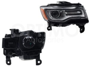 FFNK1301 FARO DER F/CROMADO C/LUPA C/DRL C/MICA AMBAR S/BALASTRA GRAND CHEROKEE V8 14-16