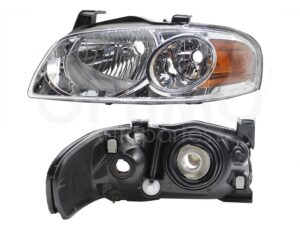FFNN1322 FARO IZQ F/CROMADO C/MICA AMBAR SENTRA B-15 04-06