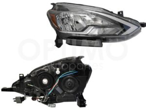 FFNN1811 FARO DER F/CROMADO C/MICA AMBAR SENTRA B-17 17-20