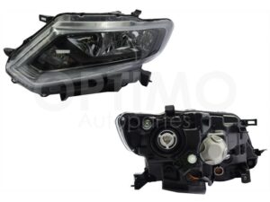 FFNN2202 FARO IZQ F/NEGRO C/MOTOR C/LED X-TRAIL SENSE/ADVANCE 15-17
