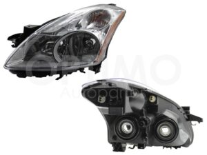 FFNN3212 FARO IZQ F/CROMADO P/HALOGENO C/CUARTO AMBAR ALTIMA SEDAN 10-12