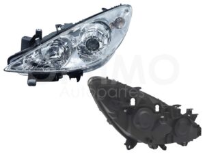 FFNP0402 FARO IZQ FONDO CROMADO (SEDAN/H-BACK) PG-307 06-09