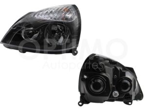 FFNR0102 FARO IZQ F/CROMADO CON NEGRO CLIO 02-10