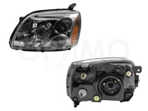 FFNS0302 FARO IZQ F/CROMADO C/CUARTO AMBAR GALANT 04-09
