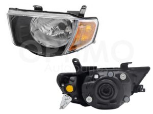 FFNS1312 FARO IZQ F/CROMADO C/CUARTO AMBAR L200 08-15