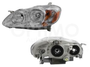 FFNT0212 FARO IZQ F/CROMADO C/MICA AMBAR COROLLA 05-08