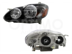 FFNT0214 FARO IZQ F/NEGRO C/MICA AMBAR COROLLA 05-08