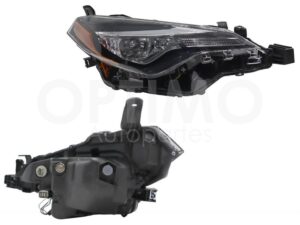 FFNT0241 FARO DER F/NEGRO C/LED C/LUPA C/MICA AMBAR COROLLA LE 17-19