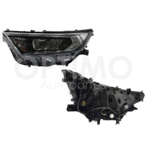 FFNT0632 FARO IZQ F/NEGRO C/LED FILO CROMO C/MICA BLANCA (MODELO JAPON) RAV-4 LE/XLE/ADVENTURE 19-20