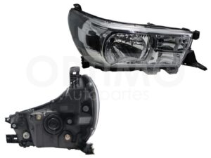 FFNT0703 FARO DER F/CROMADO S/MOTOR (SENCILLA 21-24/CHASIS 21-25/DOBLE CABINA BASE 21-25) HILUX 2/4WD 16-20