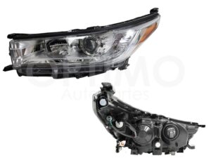 FFNT1402 FARO IZQ F/CROMADO C/LUPA S/DRL C/MICA AMBAR HIGHLANDER LE/XLE 17-19