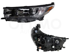 FFNT1404 FARO IZQ F/NEGRO C/LUPA C/DRL FILO CROMO Y NEGRO C/MICA AMBAR HIGHLANDER LIMITED 17-19