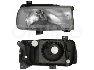 FFNV0112 FARO IZQ F/CROMADO C/BASE PLASTICO VIDRIO RAYADO JETTA A3 93-98