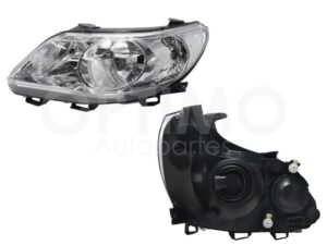 FFNV0602 FARO IZQ F/CROMADO DOBLE AS (SAVEIRO 10-13) (SEDAN/H-BACK) GOL 08-12