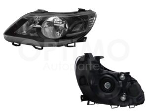 FFNV0604 FARO IZQ F/NEGRO DOBLE AS (SAVEIRO 10-13) (SEDAN/H-BACK) GOL 08-12