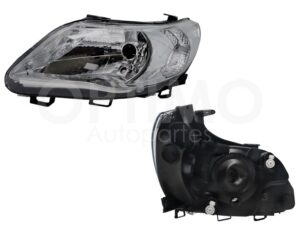 FFNV0632 FARO IZQ F/CROMADO UN AS (SAVEIRO 10-13) (SEDAN/H-BACK) GOL 08-12