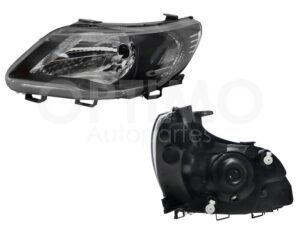 FFNV0634 FARO IZQ F/NEGRO UN AS (SAVEIRO 10-13) (SEDAN/H-BACK) GOL 08-12