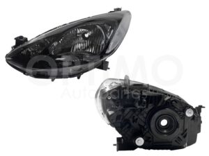 FFNZ0502 FARO IZQ F/CROMADO C/MICA BLANCO MAZDA 2 12-15