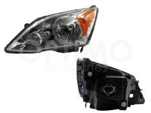 FFRH0302 FARO IZQ F/CROMADO C/MICA AMBAR CR-V 07-11