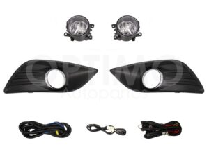 FXNF0110 KIT FARO AUX C/CABLES C/REJILLAS ARILLO CROMO C/FOCOS FOCUS 09-11