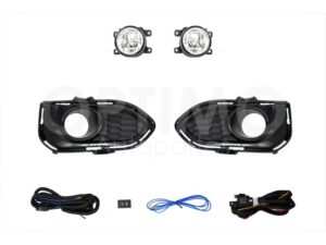 FXNH0410 KIT FARO AUX C/CABLES C/REJILLAS NEGRAS C/FOCOS FIT 18-20