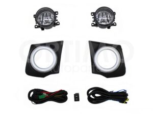 FXNS1310 KIT FARO AUX C/CABLES C/REJILLAS ARILLO PLATA C/FOCOS L200 16-19