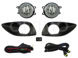 FXNT0300 KIT FARO AUX C/CABLES C/REJILLAS NEGRAS C/FOCOS 4PTAS YARIS SEDAN 06-15