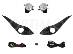 FXNT0310 KIT FARO AUX C/CABLES C/REJILLAS NEGRAS C/FOCOS 4PTAS YARIS SEDAN 18-20