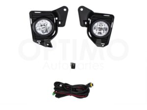FXNT0410 KIT FARO AUX C/CABLES C/REJILLAS NEGRAS C/FOCOS HIACE 14-19