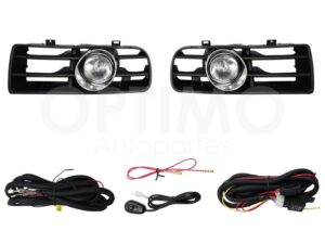 FXNV0300 KIT FARO AUX C/CABLES C/REJILLAS NEGRAS C/FOCOS GOLF A4 99-07