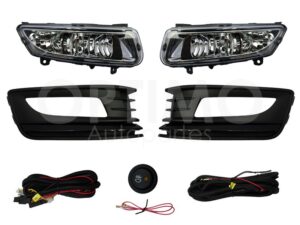 FXNV0710 KIT FARO AUX C/CABLES C/REJILLAS FILO NEGRO C/FOCOS VENTO 16-19