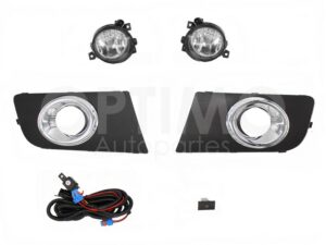 FXNV4010 KIT FARO AUX C/CABLES C/REJILLAS ARILLO CROMO C/FOCOS AMAROK 10-17