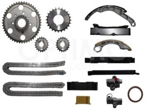 MKNN0710 KIT DE DISTRIBUCION 16PZAS ENGRANE SENCILLO YD25DDTI (NP-300 D-23-NV-350 DIESEL/CABSTAR 08-18) NP-300 (D-22) 4WD 2.5L DIESEL 08-15
