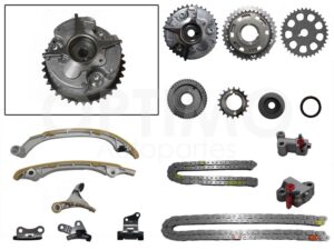 MKNT0400 KIT DE DISTRIBUCION 17PZAS 2TR-FE C/VVT (HILUX 2.7L 06-15/TACOMA 2.7L 05-15) HIACE 2.7L 05-19