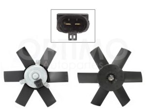 MMNC0151 MOTOVENTILADOR C/AIRE S/TOLVA 2PINES S/RES (MONZA-SWING 94-12/CHEVY PICK-UP 97-03) (MOTOR/ASPA) CHEVY C-1/C-2/C-3 1.4L/1.6L 94-12