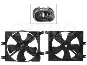MMNC1701 MOTOVENTILADOR COMPLETO P/AIRE ACONDICIONADO C/TOLVA 2PINES S/RESISTENCIA OPTRA 2.0L 06-10