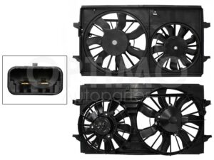 MMNC3000 MOTOVENTILADOR COMPLETO C/AIRE C/TOLVA 2PINES S/RES (PT G6 2.4L-3.5L 05-10/VECTRA 2.2L 03-08) 2ASPAS MALIBU 2.2L/2.4L/3.5L 04-12