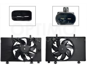 MMNF0710 MOTOVENTILADOR COMPLETO C/AIRE C/TOLVA 2PINES C/RES 2CONECTORES (FIESTA 1.6L 11-19) FIGO 1.5L 16-22
