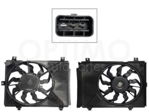 MMNK0800 MOTOVENTILADOR COMPLETO C/S AIRE C/TOLVA 2PINES S/RESISTENCIA I-10 1.1L 11-14