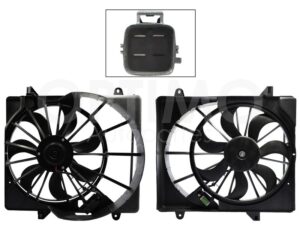 MMNK3600 MOTOVENTILADOR COMPLETO C/AIRE 3PINES C/RESISTENCIA LIBERTY 2/4WD 3.7L 08-13